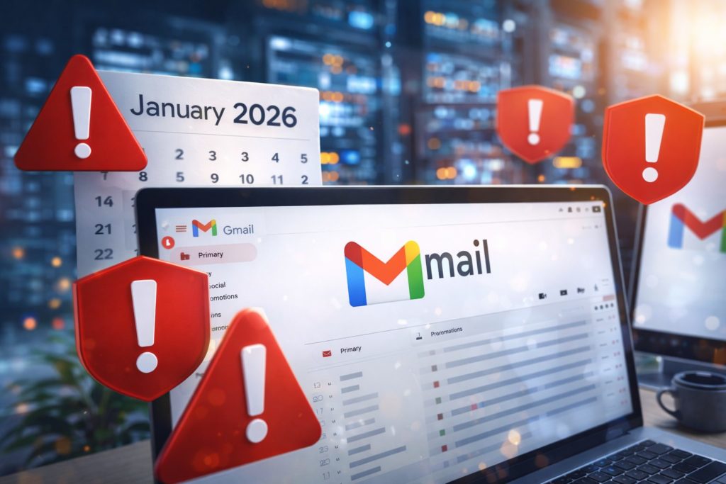 2026年1月から始まるGmailの重要な変更
