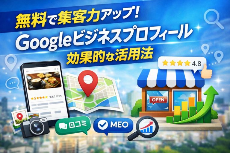 無料で集客力アップ！Googleビジネスプロフィールの効果的な活用法