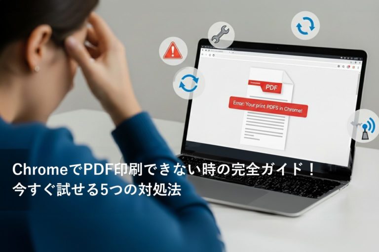 ChromeでPDF印刷できない時の完全ガイド！今すぐ試せる5つの対処法