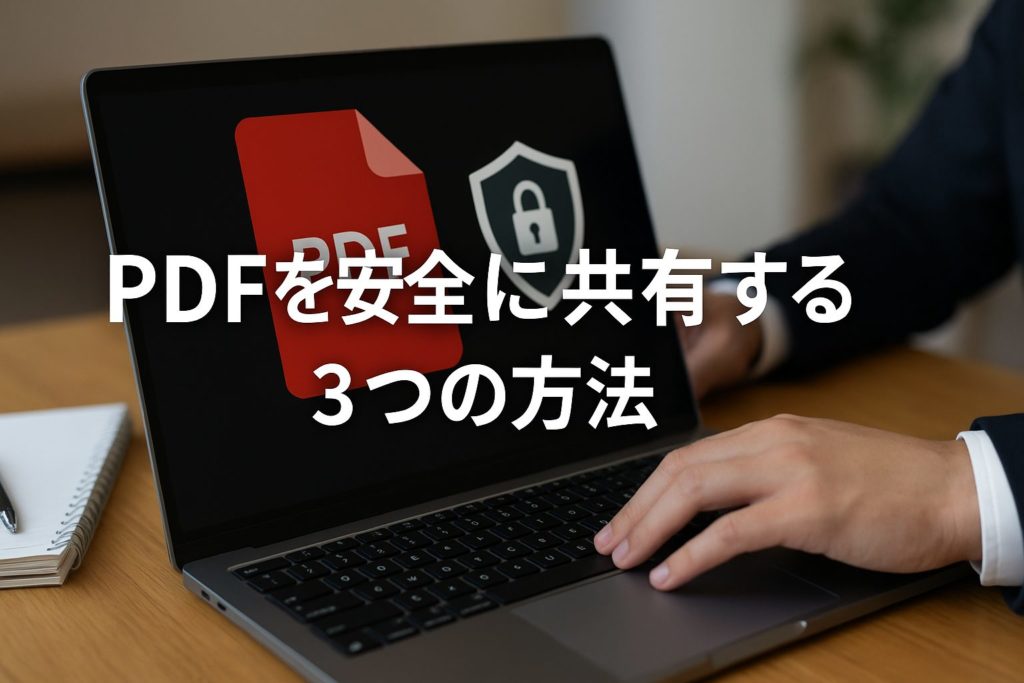 PDFを安全に共有する3つの方法